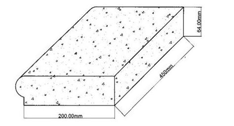 9inch Flat Topped Coping