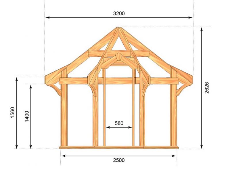 Cedar Cottage 2.5m Dimensions Cedar Cottage 2.5m Dimensions