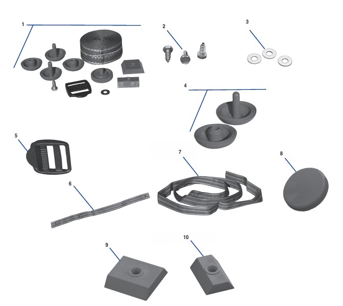 Universal Strap Assembly Parts