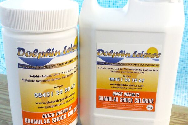 Shock Chlorine is generally used in Commercial spas